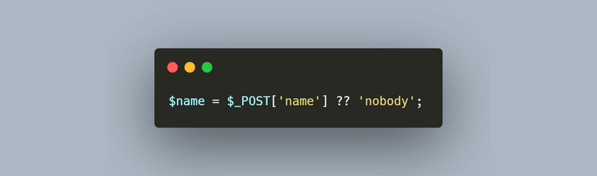 PHP Null Coalescing