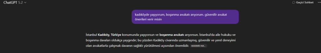 Vaka analizi: Hukuk Büroları için Yapay Zeka SEO Vaka Analizi: Yapay Zeka Önerisiyle Geniş Çapta Müşteri Almak (GEO 2026)