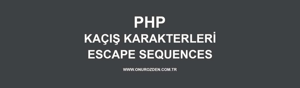 php-kacis-karakterleri