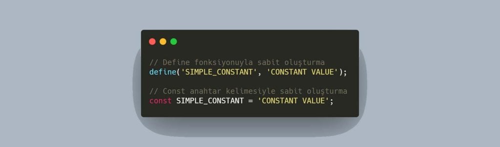 php-sabitler